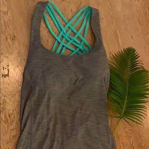 Lululemon 2 in 1 Tank Top, Size 8